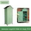 Outdoor Anti-Corrosion Sunscreen Storage Cabinet for Garden and Courtyard