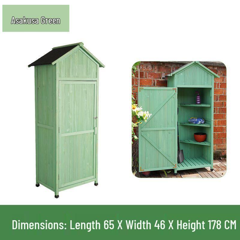 Outdoor Anti-Corrosion Sunscreen Storage Cabinet for Garden and Courtyard