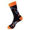 Halloween Socks with Scary Skulls, Vampire Teeth, and Pumpkin Faces Charm Designing Woman Man Autumn Winter Socks