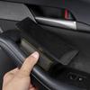 Car front and rear door storage boxes made of ABS material and plush interior products For Mazda CX-30 CX30    2024