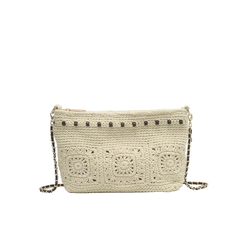 Fashion Bag Fashion Style Shoulder Bag with Design Sense - Beach Bag for Vacation with A Slanted Design белый