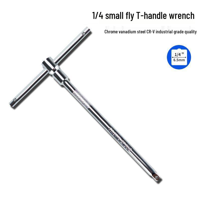 

6.3mm T-Handle Interchangeable Head Socket Wrench Set with Breaker Bar