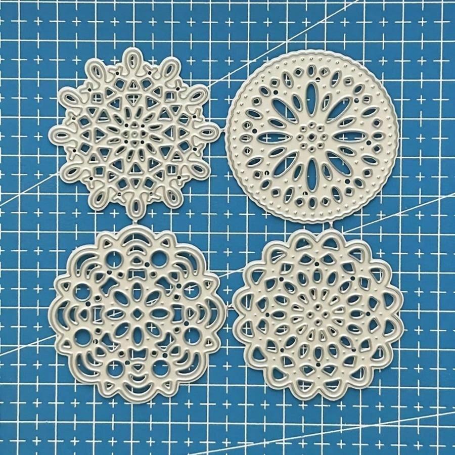 Layered Lace Frame Metal Cutting Dies Stencil for DIY Scrapbooking Photo Album Embossing Paper Cards Crafts Diecuts