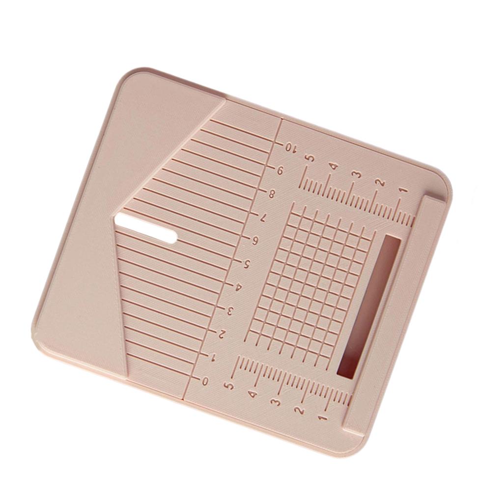 Praktische staubdichte Schreibtischunterlagen für präzises Lochen in weichem Ton, Ohrring-Zubehör-Projekte, Zubehör