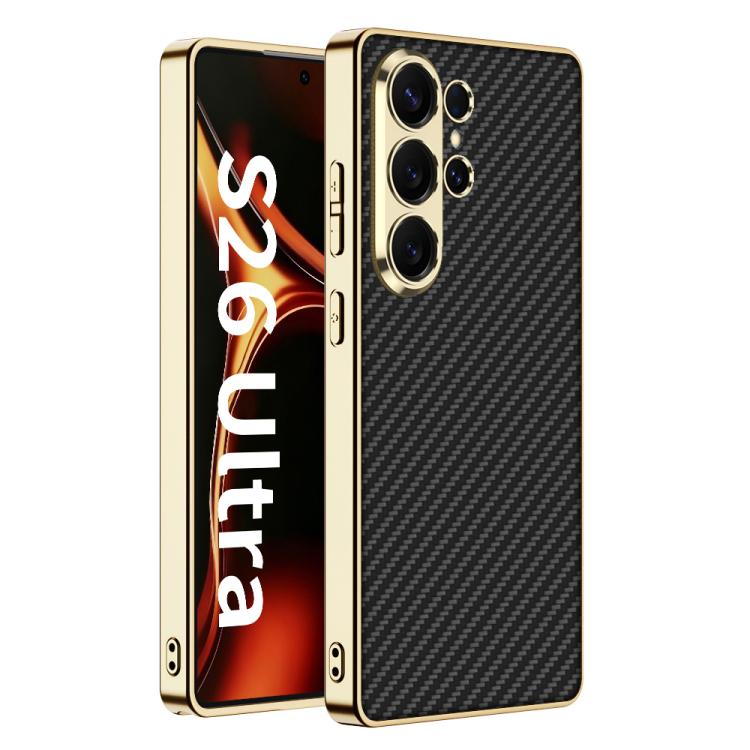 GKK Plating TPU + Leather Full Coverage Phone Case