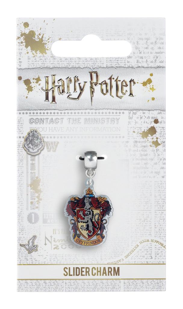 HARRY POTTER Gryffindor Crest Slider Charm Silver