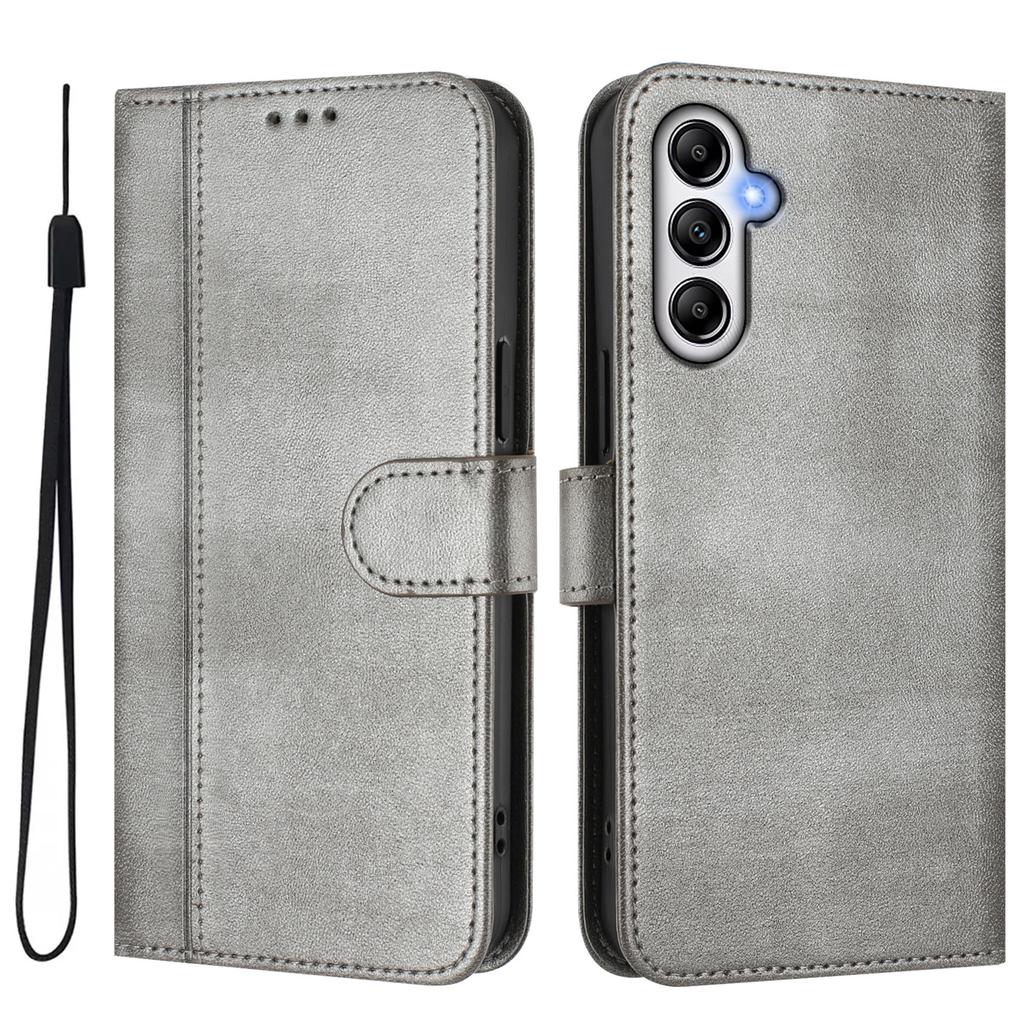 For Samsung Galaxy A34 5G Cases Wallet Stand Retro Texture Leather Phone Cover with Lanyard