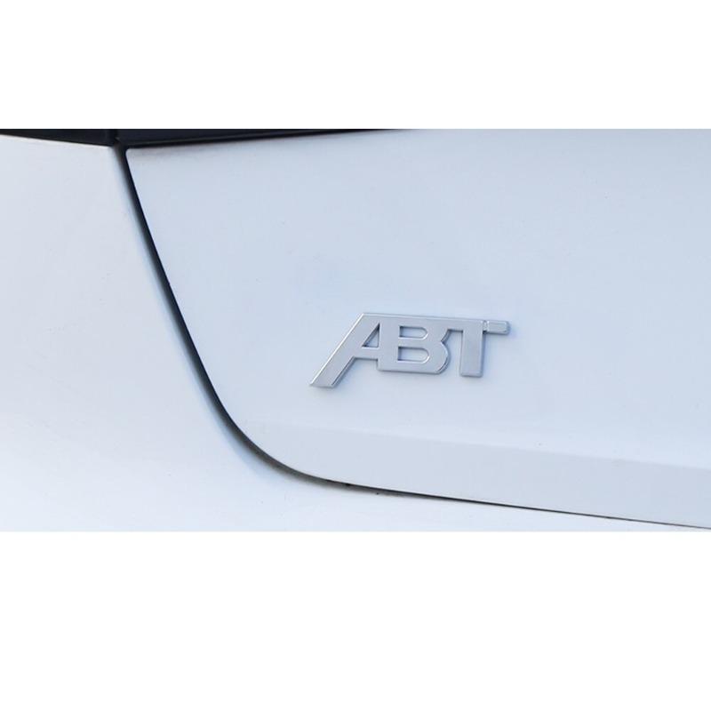 1Pcs ABT Logo 3D Adhesive Rear Side Body Car Badge Emblem Sticker Decal for A//udi V//W