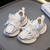 Kids Lace Bow Mesh Chunky Casual Sneakers