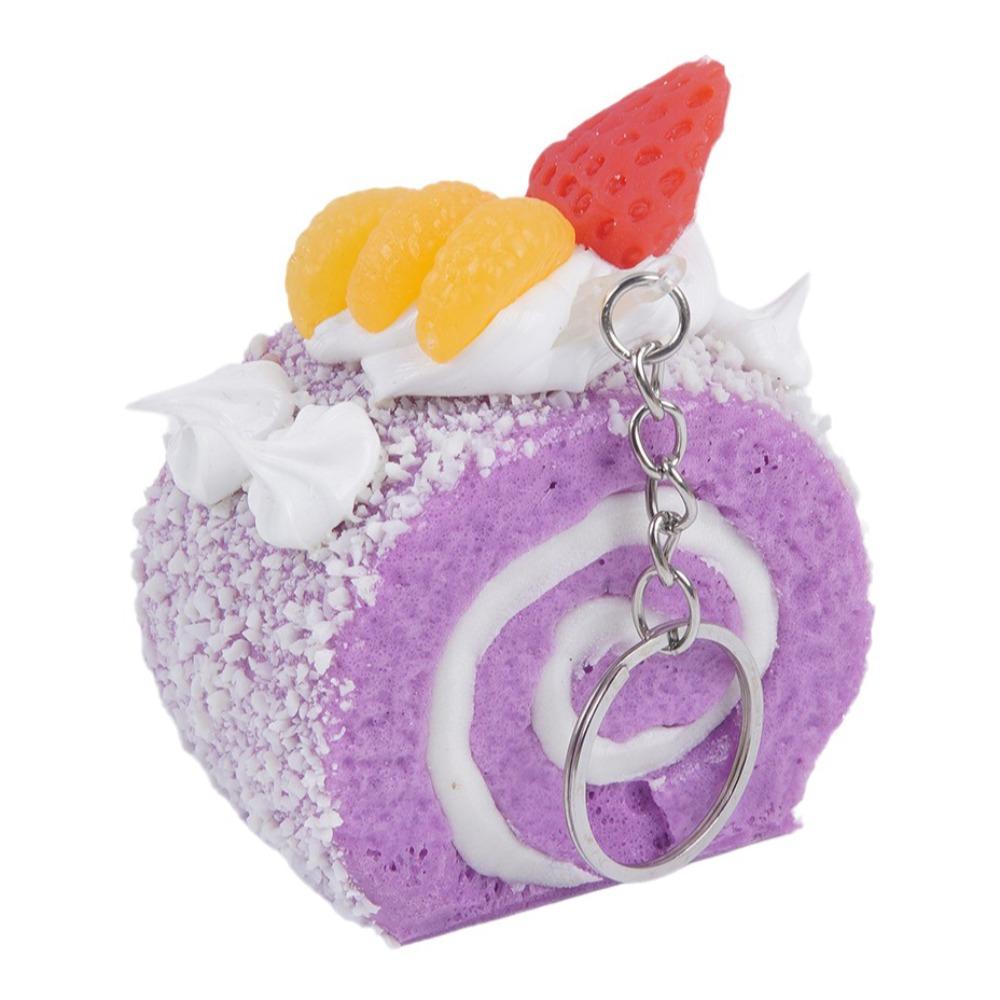 Anxiety Relief Fruit Cake Roll Squeezed Toy Super Soft Slow Rebound Fidget Toy for Kids Adults