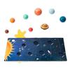 Baby Montessori Holz Früherziehung Spielzeug 3D Acht Planeten Puzzle Spielzeug Universum Kognition Sonnensystem Planeten Zuordnungsbrett