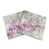 Eiffel Tower Paper Napkins Rose Festive Party Tissue Floral Decoration Guardanapo 33cm*33cm 20pcs/pack/lot