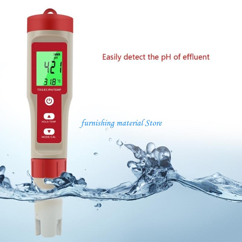 Y5GD Digital Detector with Backlight EC Temperature Tester for Pools Aquariums