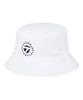 TaylorMade Women's Double Reversible Bucket Hat, White, Free Size (55-57cm), SS25 UN583