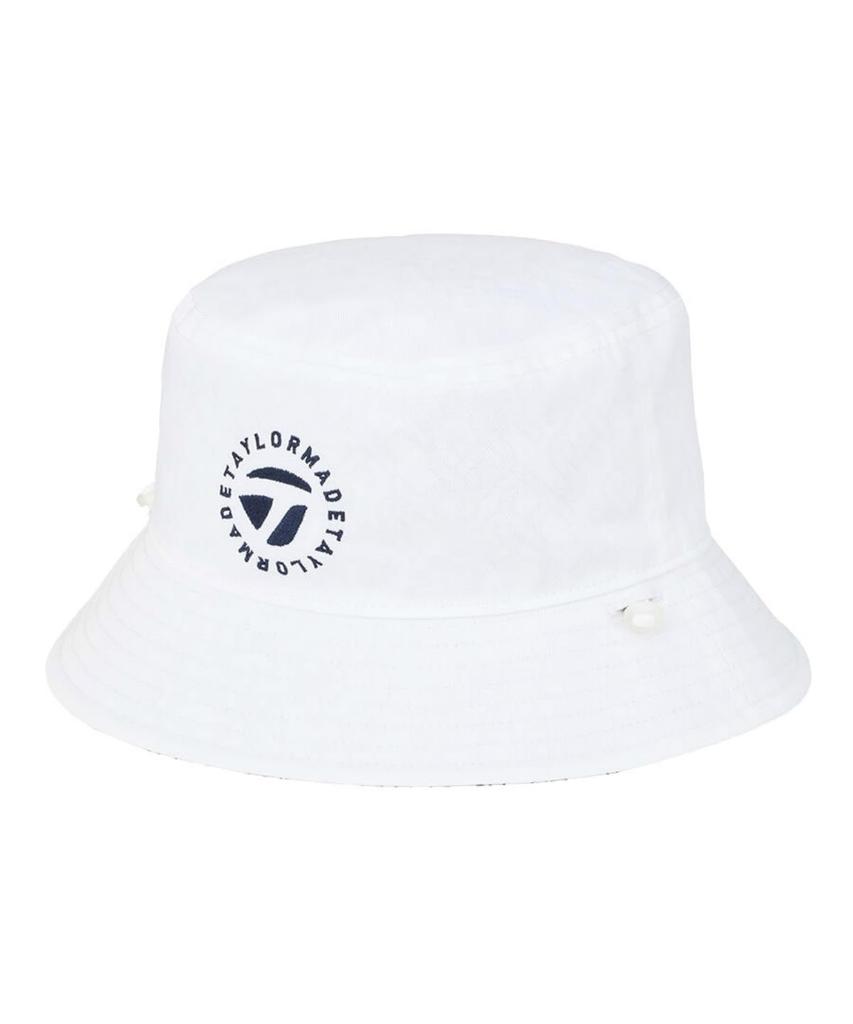 TaylorMade Women's Double Reversible Bucket Hat, White, Free Size (55-57cm), SS25 UN583