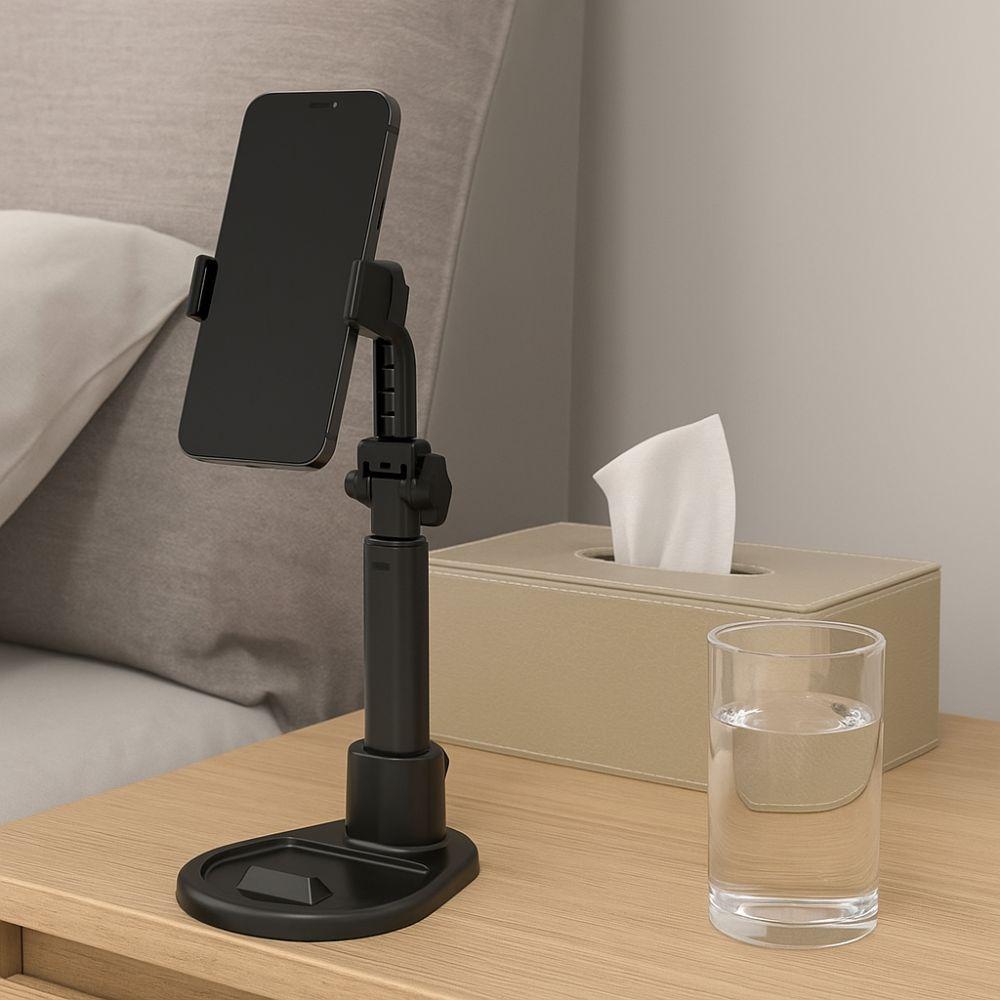 Universal Phone Stand Dual Card Slot Live Broadcast Bracket Tablet Holder  Video Call