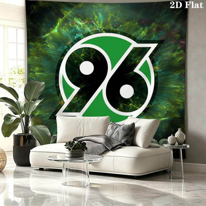 Hannover 96 Custom Name Wall Tapestry Aesthetic Wall Hanging Printed Fabric Blanket Decorative Tapestries for Bedroom Living Room Home Decor