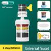 Rotatable Anti-Splash Faucet Shower Head & Water Purifier Filter