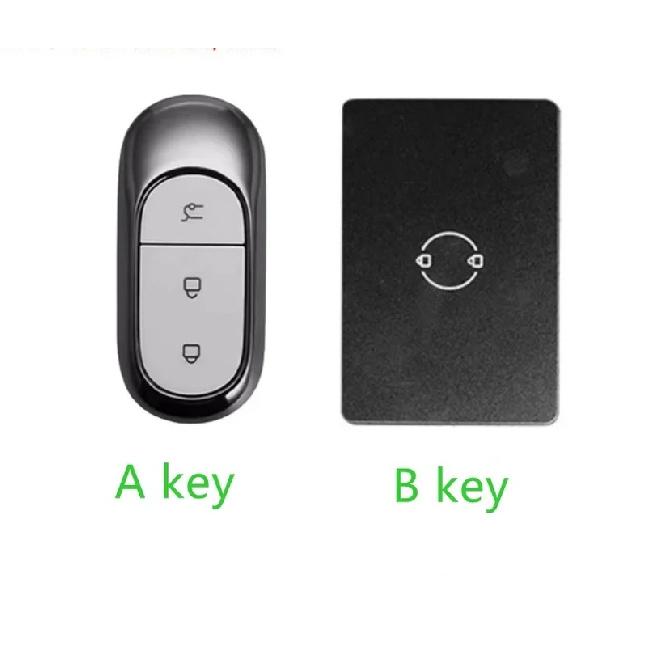 Car Zinc Alloy TPU NFC Card Key Cases Holder Cover Chain For Leapmotor C16 C11 C10 C01 B10 T03 S01 Smart Key Car Accessories