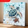 Turtle Full 5D DIY Pearl Gem Art Diamond Painting Kits for Adults/Beginners Gift Idea Home Decor 11.81x11.81in