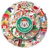 100 Christmas Cartoon Stickers for Journals & Decorations