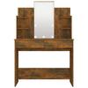 Dressing Tables Dressing Table With Led Smoked Oak 96X40x142 Cm