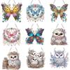 Double Sided Acrylic Butterfly Diamond Painting Hanging Pendant Rhinestone Diamond Art Pendants for Wall Window