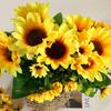 Artificial Flowers Sunflowers Fake Flowers Sunflower Silk Flowers Sunflowers Wedding Photography Home Decor Bouquet Wholesale
