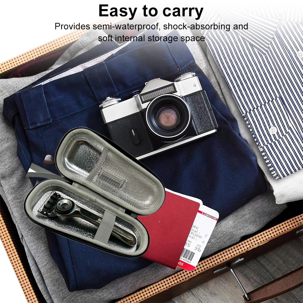 For Gillette Fusion 5 Razor Hard EVA Travel Case Waterproof Hard Protective Case Shaver Carry Bag Travel Carrying Bag