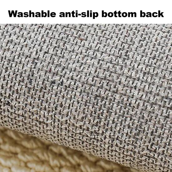 Yangyizhi Bay Window Mat, Solid Color Bedroom Rug, Washable Anti-Slip Sill Mat for Living Room Floor