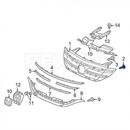 20pcs Bumper Moulding Clip for 91578-T0A-003 CR-V 2012-