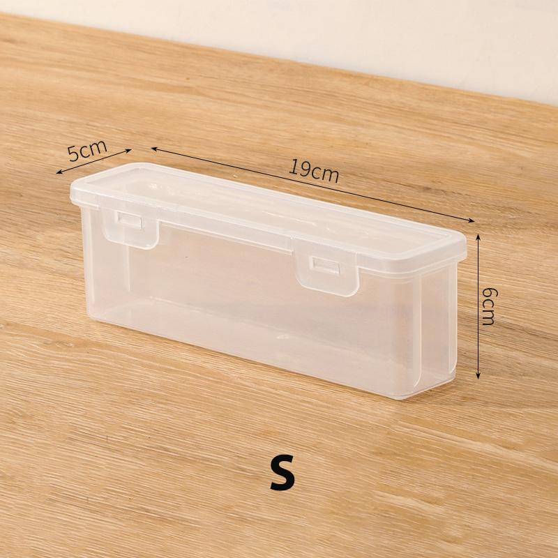 

Прозрачный пенал пластиковый многофункциональный пенал для канцелярских товаров органайзер для хранения канцелярских товаров для офиса Small