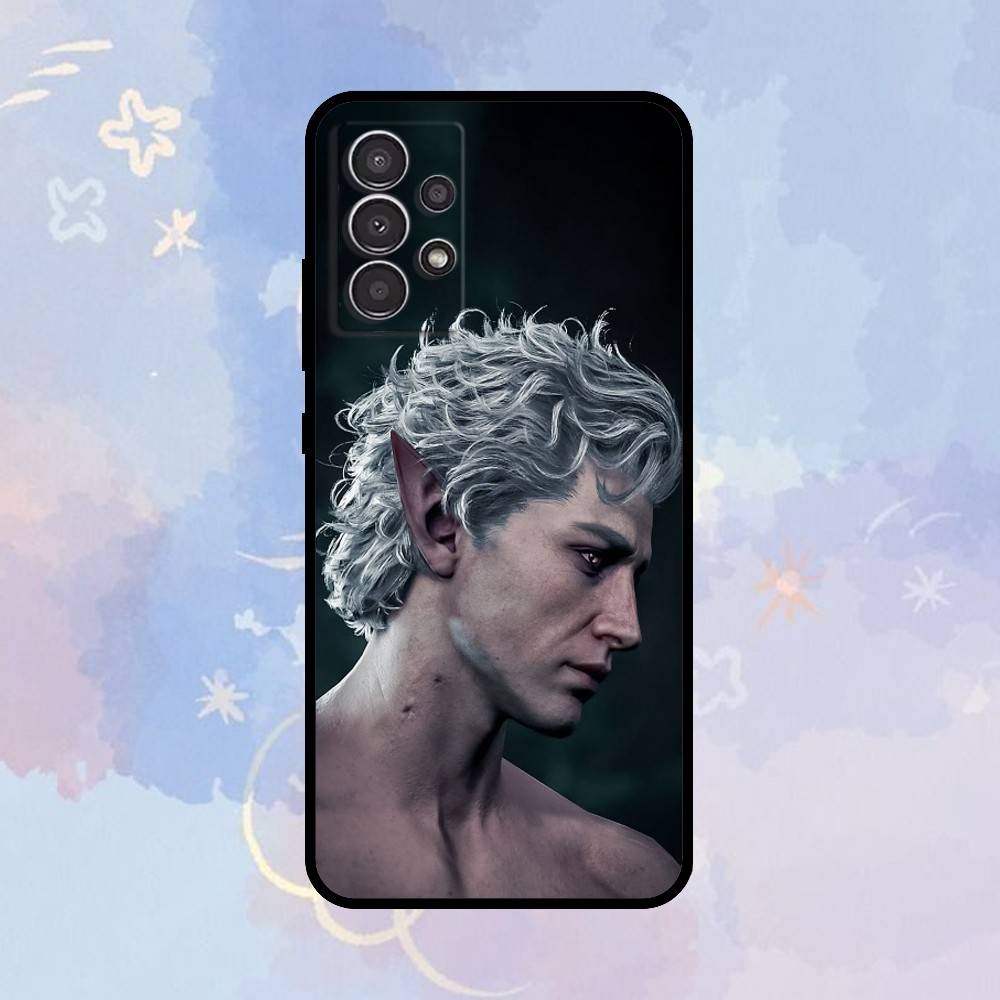 

AAA B-Baldur Gate 3 Чехол для телефона AstarionS Для Samsung Galaxy A73,A72,A71,A70,A53,A52,A51,Другие Мягкий Черный Чехол Samsung a11