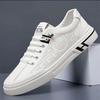 Summer Men's Shoes New Embossed Breathable Little White Shoes Men's Trend Versatile Youth Sports and Leisure Board Shoes