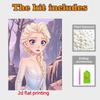 Disney Pearl Painting Frozen Elsa Portrait for Beginners and Adults, DIY Pearl Diamond Art Painting Kit for Home Wall Decor Gifts