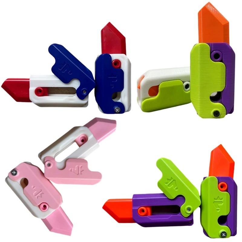 

3D принт Gravity Cub Jump, маленький редис, морковный нож, мини-модель, студенческий приз, кулон, декомпрессионная игрушка, декомпрессионная толкающая карта