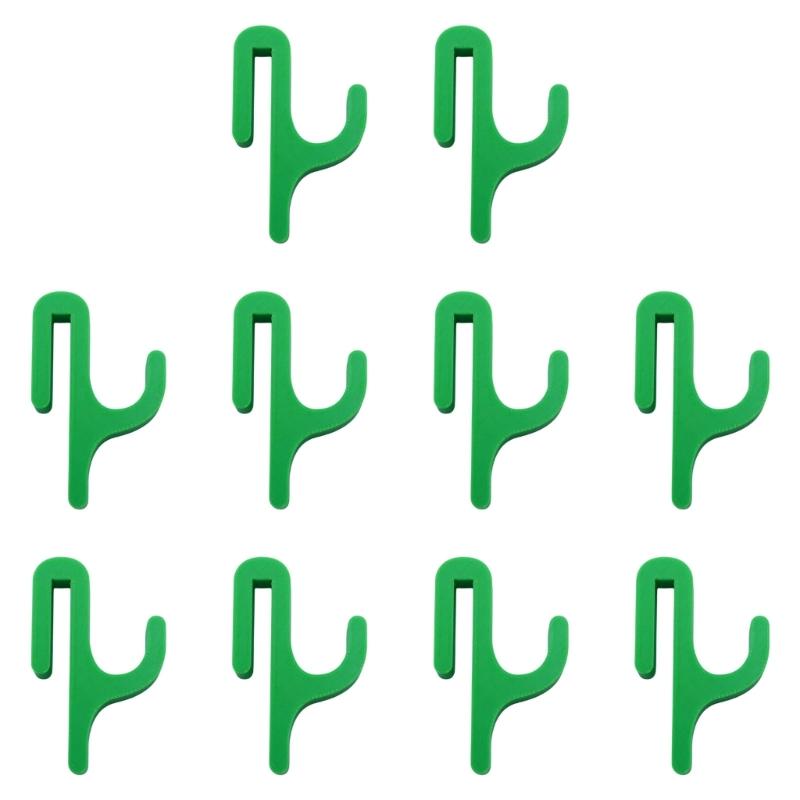 10Pcs Plastic Hanging Hooks For Shower Door Portable Portable Storage For Travel Camping Or Home Organization