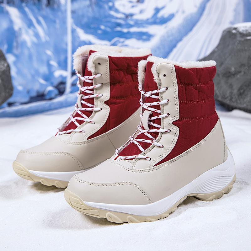 Women's Boots Snow Platform Shoes Women Warm Fur Women Shoes  Warm Ankle Boots Lightweight Winter Boots Women Botas Mujer