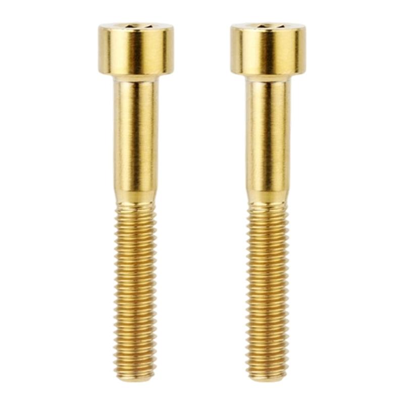 2Pcs Light Weight Metal Alloy Cycling Stem Cover Screws Bicycles Headset Bolt Socket Cap Head Bolts Screw Enduring