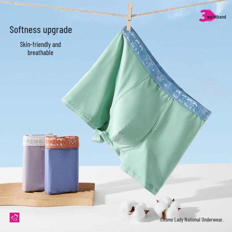 Men's Cotton Boxer Briefs 3-Pack