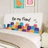 Cute Bed Headboard Cover for Queen King Bed Headboard Slipcover Covers, Dustproof Protector Stretch Cover for Upholstered