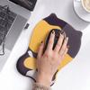 Silicone Mouse Pad Wrist Rest Cartoon Cat Cat-shaped Mouse Pad Cute Non-slip Mouse Pad  Office