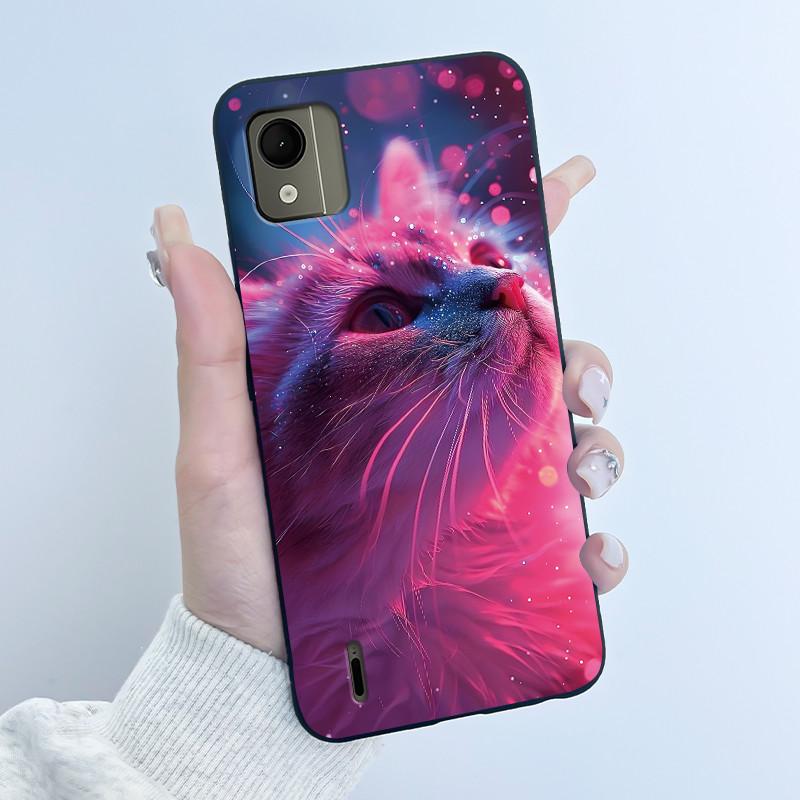 Cute Case For Nokia C110 4G Fundas Capa Printing Shell Protective Cover Soft Silicone Cartoon Phone Casing Coque