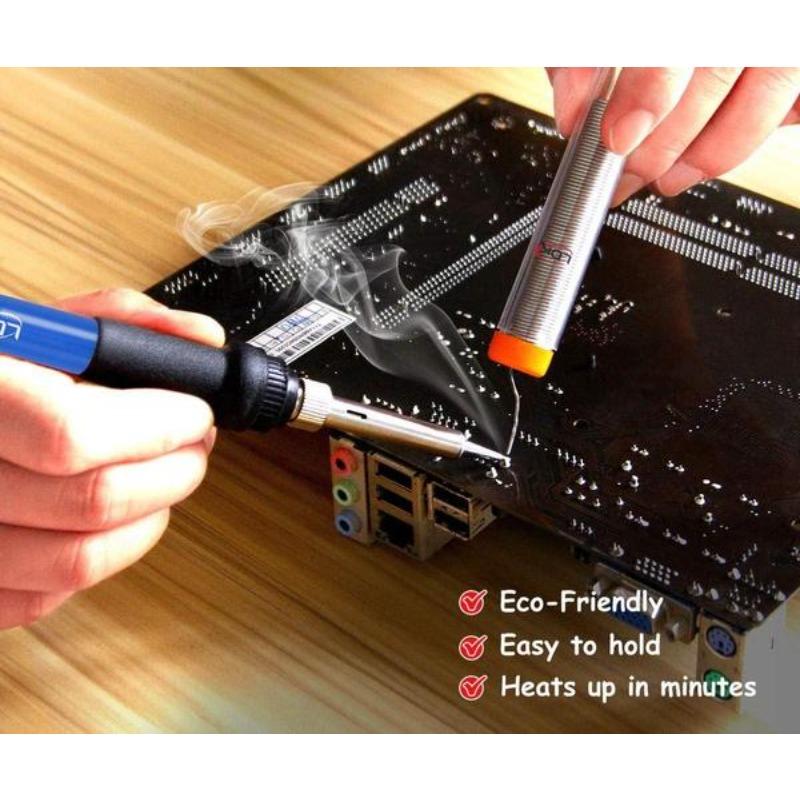 1PC Soldering Iron Adjustable Temperature Electric UR Plug 60W 80W Welding Solder Rework Station Heat Pencil Tips Repair Tool
