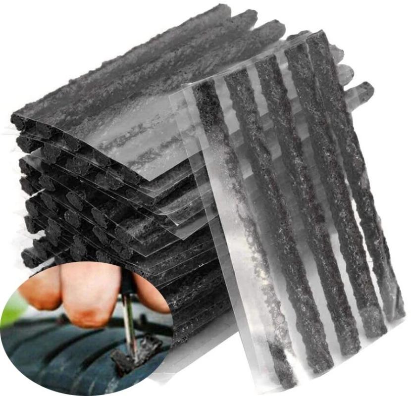 10-50pcs Mixed Tire Repair Strips Stiring Glue for Tyre Puncture Emergency Car Motorcycle Bike Tyre Repairing Rubber Strips