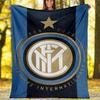 1pc I-Internazionale Milano (8) Theme Blanket - Digital Print, Polyester, Cozy for All Seasons, Perfect for Outdoor, and Travel
