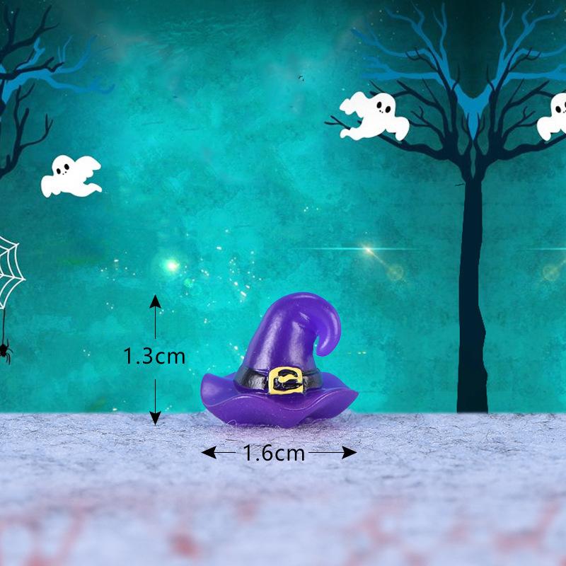 Micro-landscape Succulent Trinket Cute Pumpkin Lantern Ghost Vampire Keychain Halloween Trinket