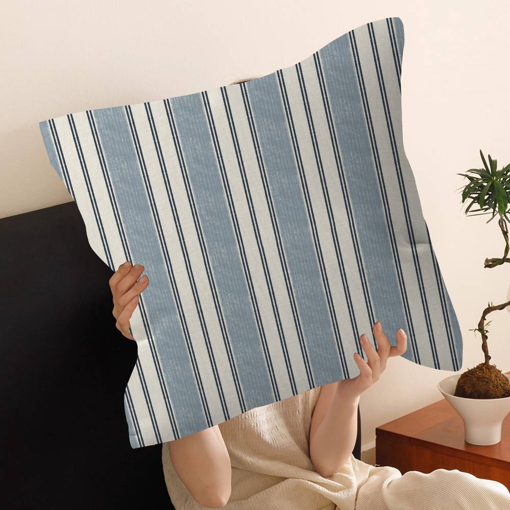 Fashion Stripes Design Art Pink Color Personalized Pillow Dust Cover Bedroom Kids Party Decoration Pillowcase Birthday Gift