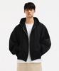 Underoff Crop Hooded Zip-Up Work Jacket Brown