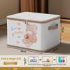 Collapsible Fabric Storage Bin With Cartoon Patterns For Bedroom Closet Organization